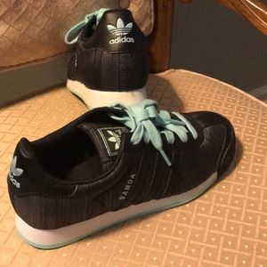Adidas Samoa Teal, Black and Gray